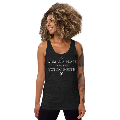 A Woman's Place Is In the Voting Booth - Men's Cut Tank Top