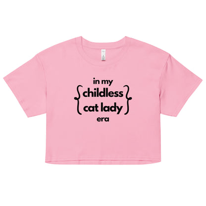 In My Childless Cat Lady Era - Women’s Crop Top