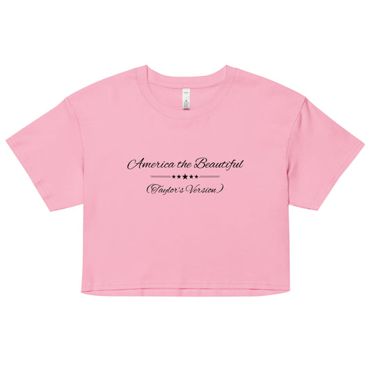 America the Beautiful (Taylor's Version) - Women’s Crop Top