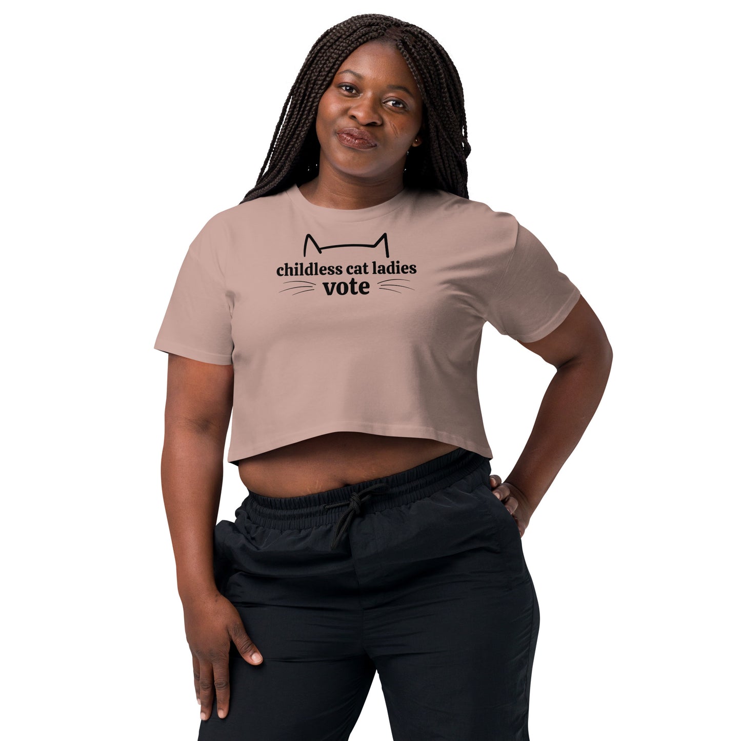 Childless Cat Ladies Vote - Women’s Crop Top