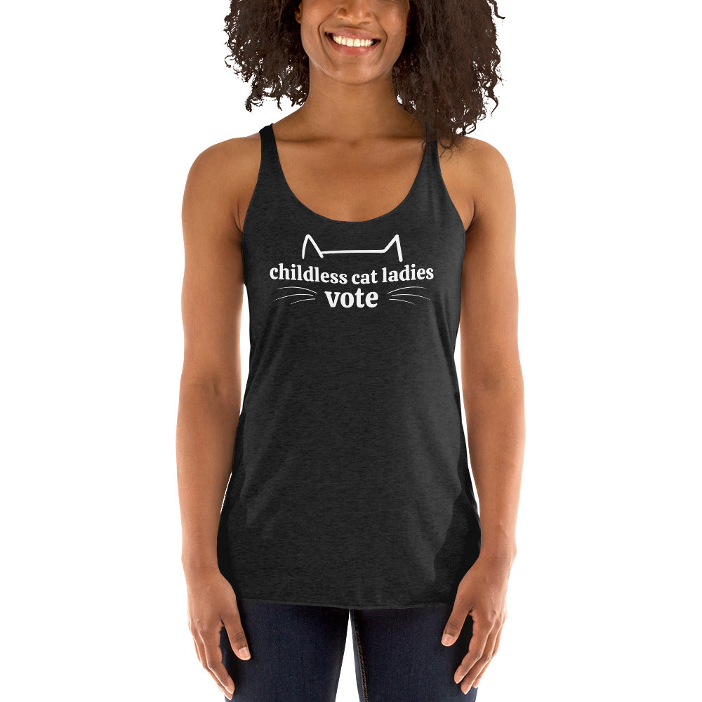 Childless Cat Ladies Vote - Women's Racerback Tank