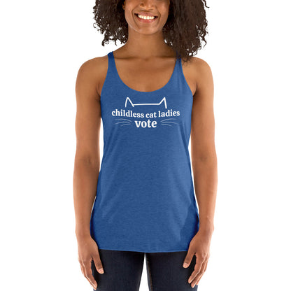 Childless Cat Ladies Vote - Women's Racerback Tank